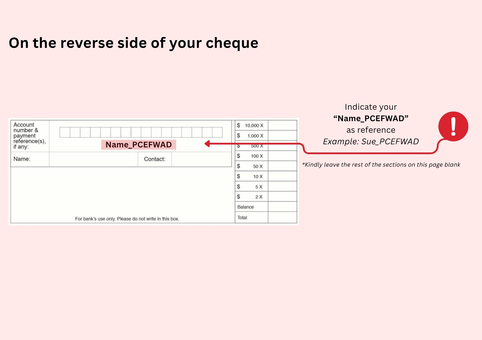 Cheque